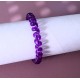 Bracelet torsadé énergisé violet